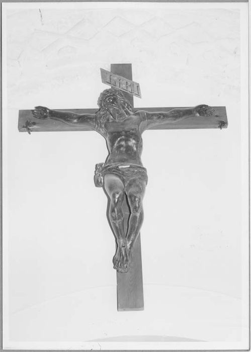 statue de poutre de gloire : Christ en croix - © Ministère de la Culture (France), Médiathèque du patrimoine et de la photographie, Tous droits réservés