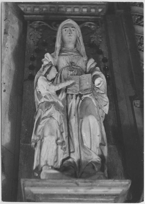 groupe sculpté : Sainte Anne et la Vierge - © Ministère de la Culture (France), Médiathèque du patrimoine et de la photographie, Tous droits réservés