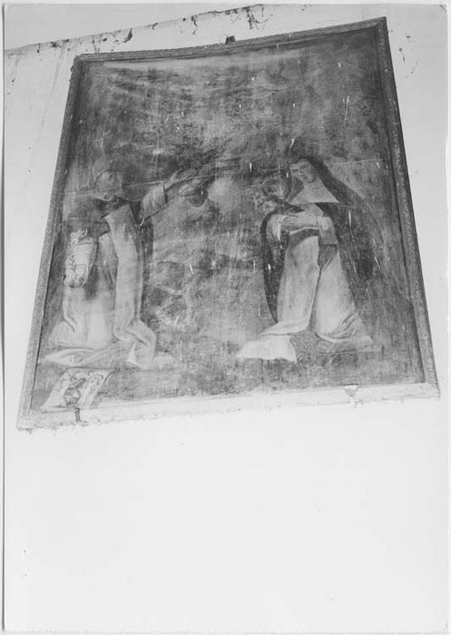 tableau : Vierge au rosaire avec saint Dominique et sainte Catherine de Sienne - © Ministère de la Culture (France), Médiathèque du patrimoine et de la photographie, Tous droits réservés