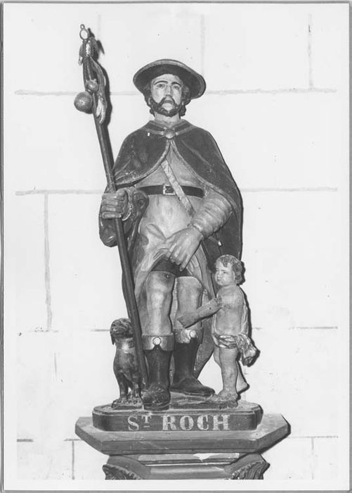 statue : Saint Roch - © Ministère de la Culture (France), Médiathèque du patrimoine et de la photographie, Tous droits réservés