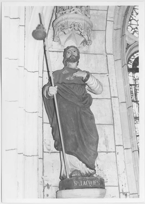 statue : Saint Jacques - © Ministère de la Culture (France), Médiathèque du patrimoine et de la photographie, Tous droits réservés