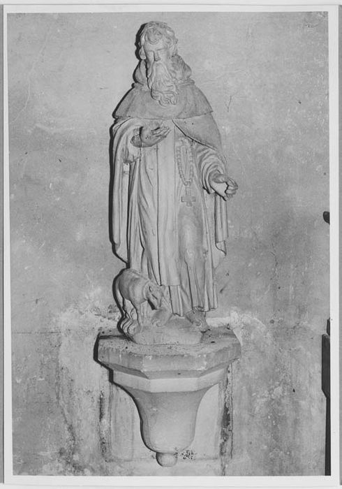 statue : Saint Antoine ermite - © Ministère de la Culture (France), Médiathèque du patrimoine et de la photographie, Tous droits réservés