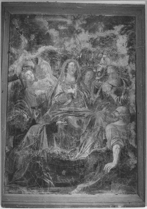 tableau : Vierge au cénacle - © Ministère de la Culture (France), Médiathèque du patrimoine et de la photographie, Tous droits réservés