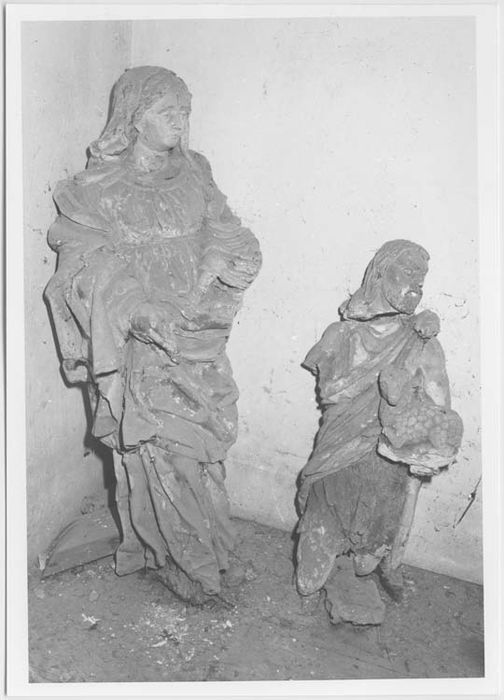 statue : Vierge à l'Enfant et Saint Jean-Baptiste - © Ministère de la Culture (France), Médiathèque du patrimoine et de la photographie, Tous droits réservés