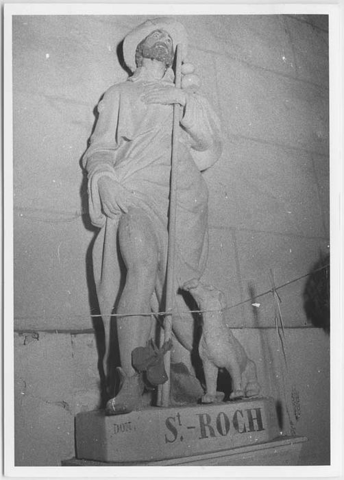 statue : Saint Roch - © Ministère de la Culture (France), Médiathèque du patrimoine et de la photographie, Tous droits réservés