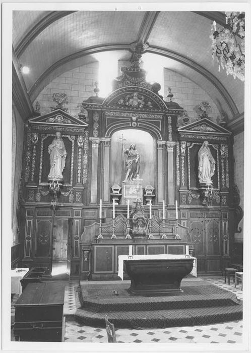 autel (maître-autel), retable, tabernacle et prédelle - © Ministère de la Culture (France), Médiathèque du patrimoine et de la photographie, Tous droits réservés