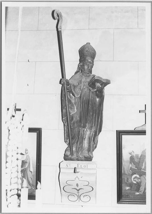 statue : Saint évêque dit saint Eloi - © Ministère de la Culture (France), Médiathèque du patrimoine et de la photographie, Tous droits réservés