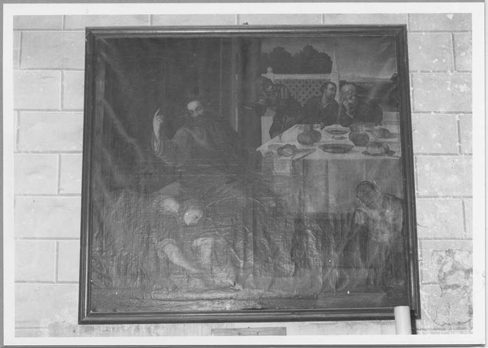 tableau : Sainte Madeleine lavant les pieds du Christ - © Ministère de la Culture (France), Médiathèque du patrimoine et de la photographie, Tous droits réservés