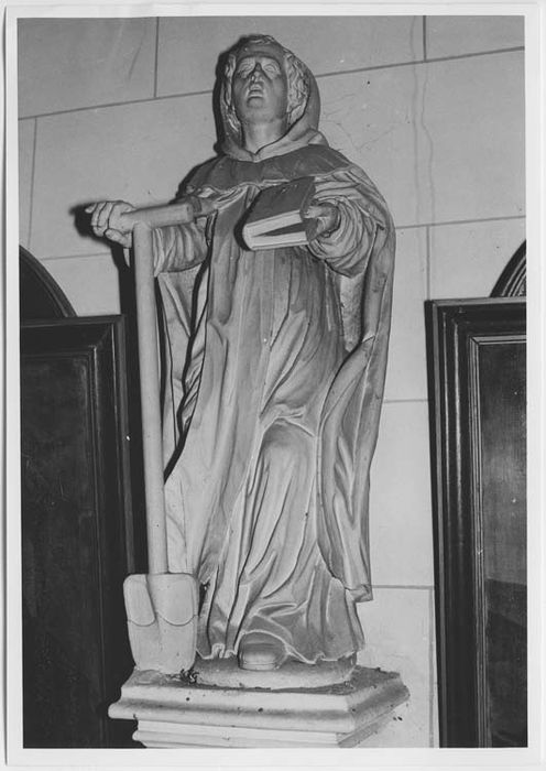statue : Saint Fiacre - © Ministère de la Culture (France), Médiathèque du patrimoine et de la photographie, Tous droits réservés