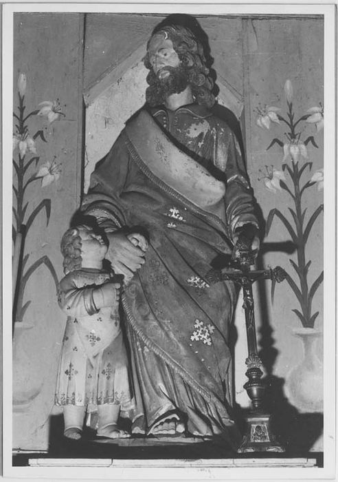 groupe sculpté : Saint Joseph et l'Enfant - © Ministère de la Culture (France), Médiathèque du patrimoine et de la photographie, Tous droits réservés