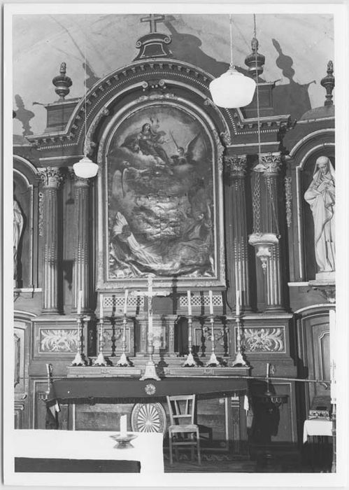 autel (maître-autel), retable, tabernacle et tableau : Jésus au jardin des oliviers - © Ministère de la Culture (France), Médiathèque du patrimoine et de la photographie, Tous droits réservés