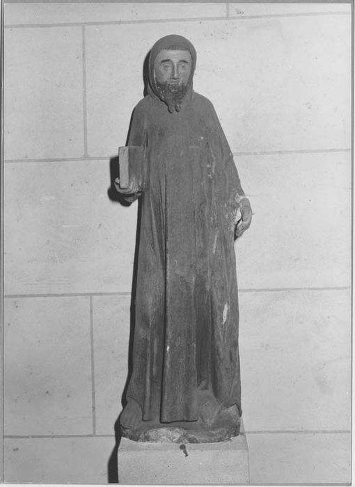 statue : Saint moine - © Ministère de la Culture (France), Médiathèque du patrimoine et de la photographie, Tous droits réservés