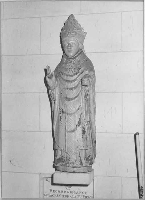 statue : Saint évêque - © Ministère de la Culture (France), Médiathèque du patrimoine et de la photographie, Tous droits réservés