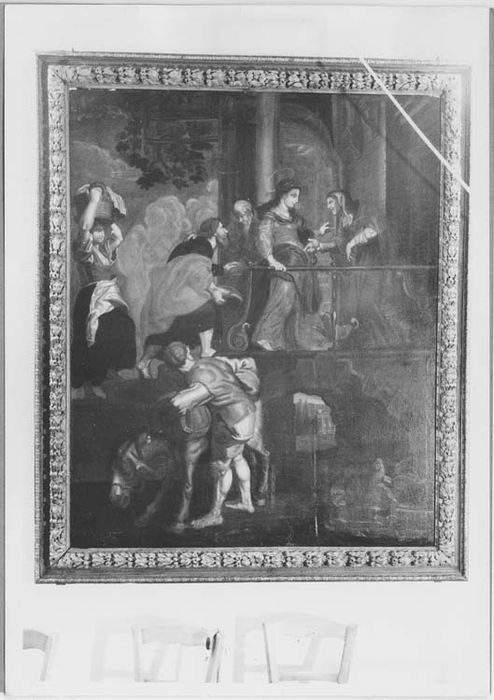 tableau : Visitation et rencontre de saint Joseph et Zacharie - © Ministère de la Culture (France), Médiathèque du patrimoine et de la photographie, Tous droits réservés