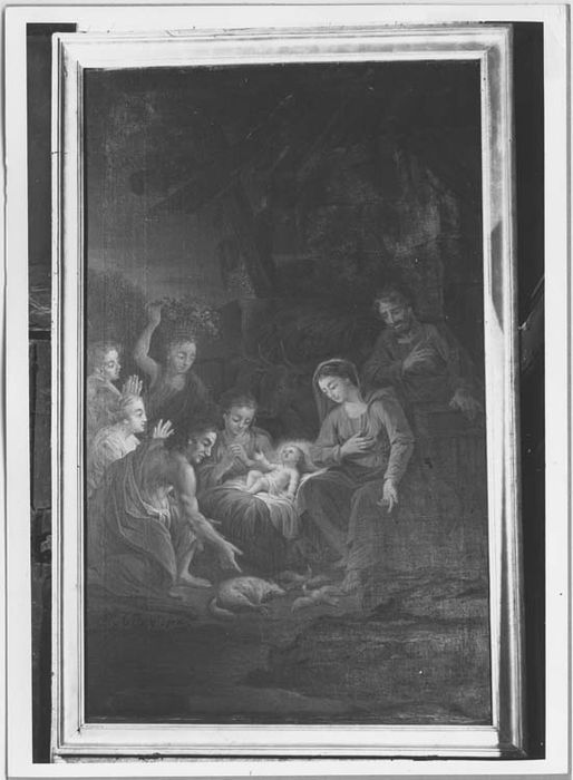 tableau : Adoration des bergers - © Ministère de la Culture (France), Médiathèque du patrimoine et de la photographie, Tous droits réservés