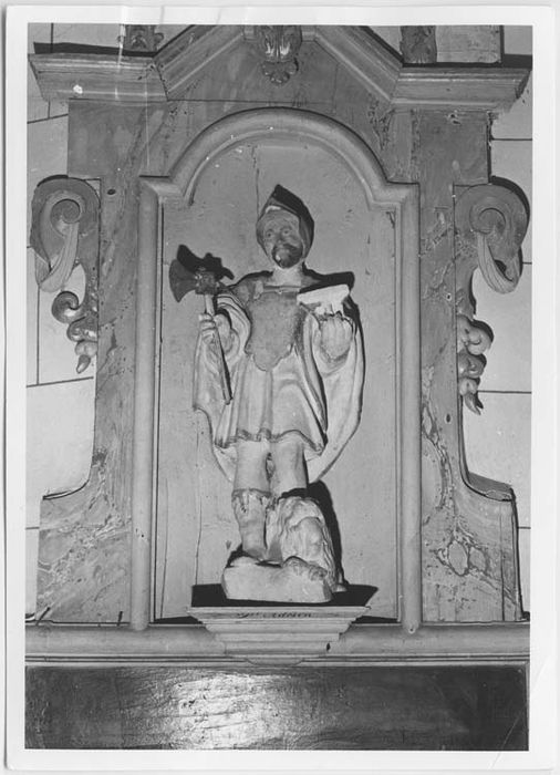 statue : Saint Adrien - © Ministère de la Culture (France), Médiathèque du patrimoine et de la photographie, Tous droits réservés