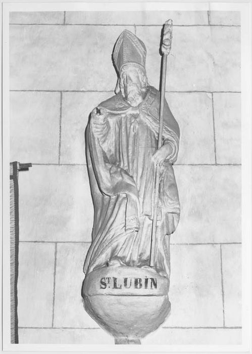 statue : Saint Lubin - © Ministère de la Culture (France), Médiathèque du patrimoine et de la photographie, Tous droits réservés