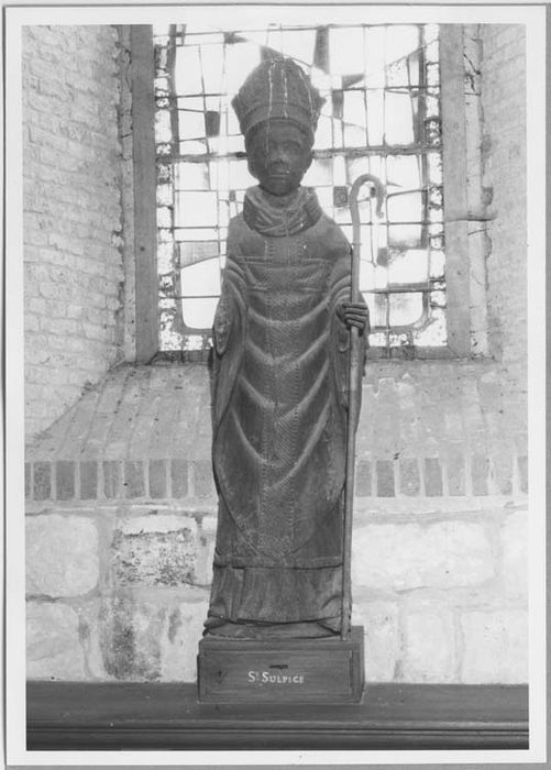 statue : Saint Sulpice - © Ministère de la Culture (France), Médiathèque du patrimoine et de la photographie, Tous droits réservés
