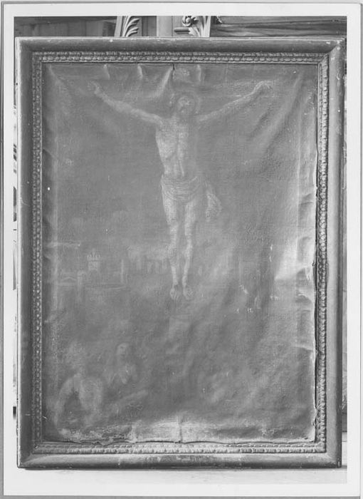 tableau : Christ en croix - © Ministère de la Culture (France), Médiathèque du patrimoine et de la photographie, Tous droits réservés