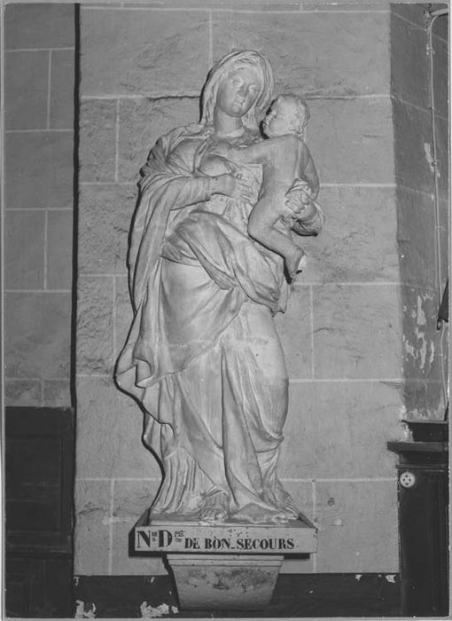 statue : Vierge à l'Enfant dite Notre-Dame de Bonsecours - © Ministère de la Culture (France), Médiathèque du patrimoine et de la photographie, Tous droits réservés