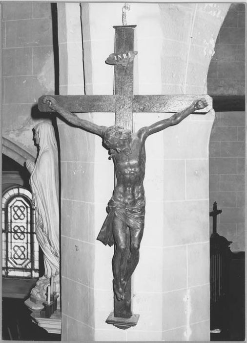 statue : Christ en croix - © Ministère de la Culture (France), Médiathèque du patrimoine et de la photographie, Tous droits réservés