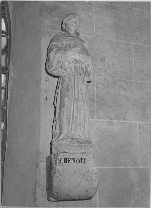 statue : Saint Benoît - © Ministère de la Culture (France), Médiathèque du patrimoine et de la photographie, Tous droits réservés