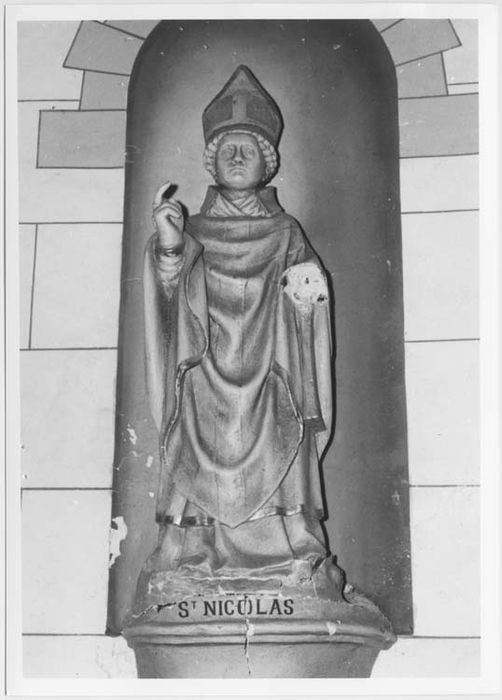 statue : Saint Nicolas - © Ministère de la Culture (France), Médiathèque du patrimoine et de la photographie, Tous droits réservés