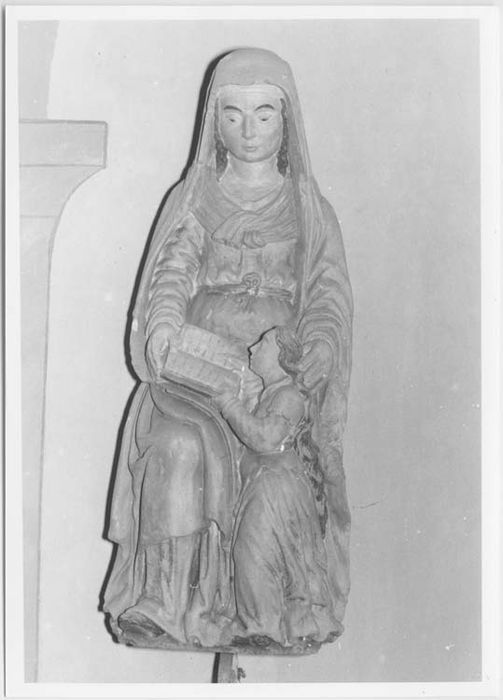 groupe sculpté : Sainte Anne assise et la Vierge - © Ministère de la Culture (France), Médiathèque du patrimoine et de la photographie, Tous droits réservés