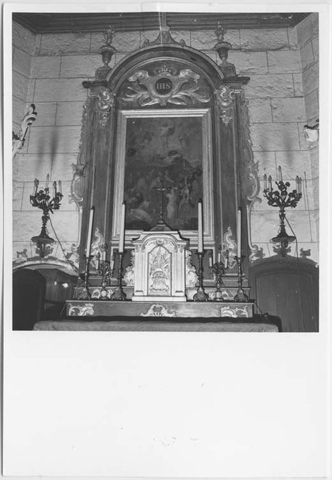 retable du maître-autel, tabernacle et tableau : Transfiguration - © Ministère de la Culture (France), Médiathèque du patrimoine et de la photographie, Tous droits réservés