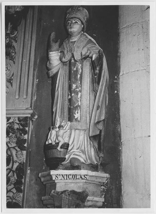 statue : Saint Nicolas - © Ministère de la Culture (France), Médiathèque du patrimoine et de la photographie, Tous droits réservés