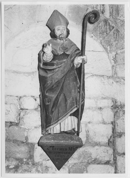 statue : Saint Eucher évêque d'Orléans - © Ministère de la Culture (France), Médiathèque du patrimoine et de la photographie, Tous droits réservés