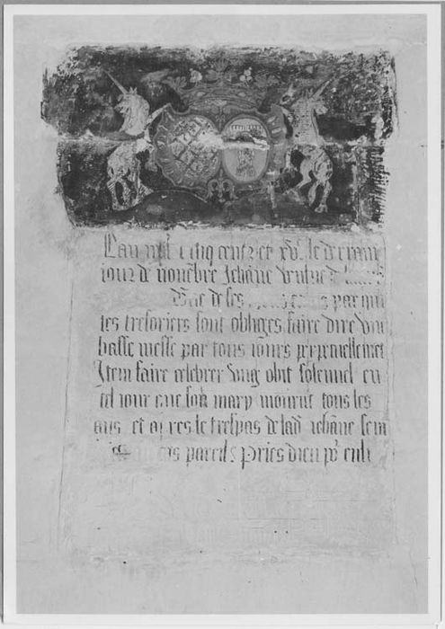 fragment de litre de Michel Jacques Turgot - © Ministère de la Culture (France), Médiathèque du patrimoine et de la photographie, Tous droits réservés