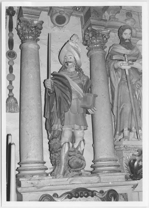 statue : Saint Adrien - © Ministère de la Culture (France), Médiathèque du patrimoine et de la photographie, Tous droits réservés