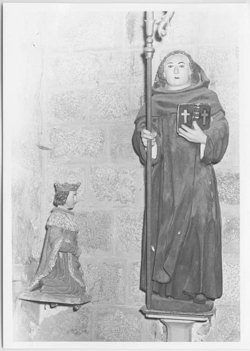 deux statues : Saint Marcoul et Saint Louis - © Ministère de la Culture (France), Médiathèque du patrimoine et de la photographie, Tous droits réservés