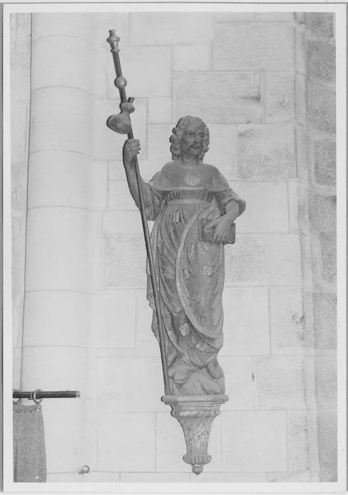 statue : Saint Jacques le Majeur - © Ministère de la Culture (France), Médiathèque du patrimoine et de la photographie, Tous droits réservés