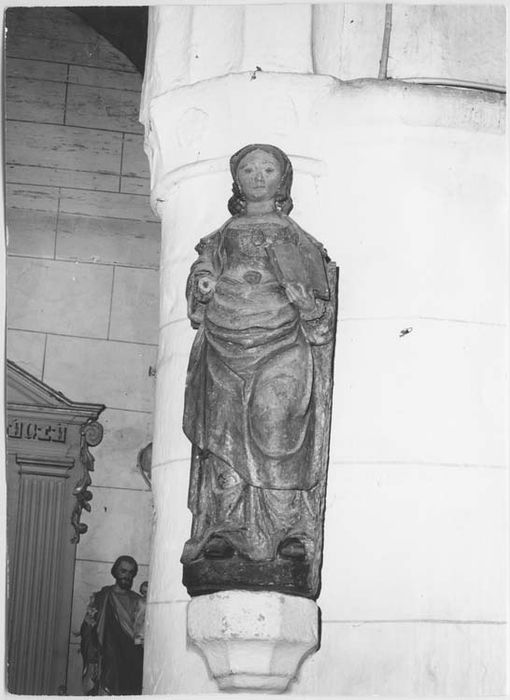 statue : Sainte Barbe - © Ministère de la Culture (France), Médiathèque du patrimoine et de la photographie, Tous droits réservés