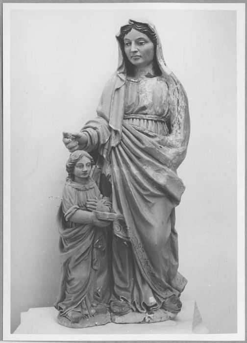 groupe sculpté : Sainte Anne et la Vierge - © Ministère de la Culture (France), Médiathèque du patrimoine et de la photographie, Tous droits réservés