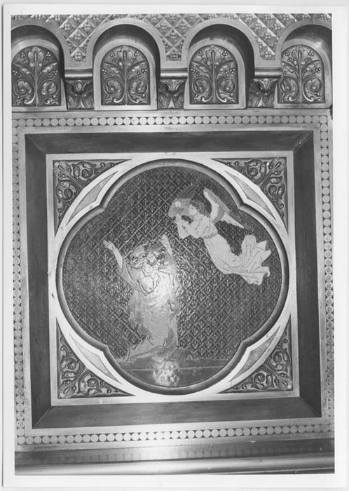 autel latéral sud, médaillon : l’Apparition de l’ange au mont des oliviers - © Ministère de la Culture (France), Médiathèque du patrimoine et de la photographie, Tous droits réservés