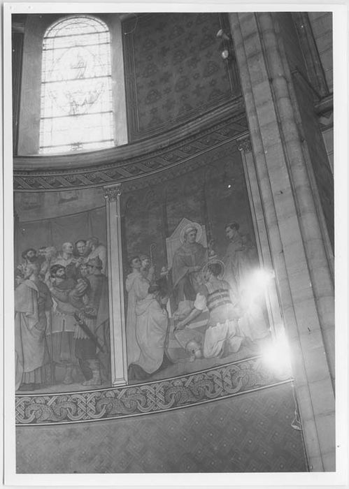 peinture monumentale : Saint Hilaire au concile de Séleucie - © Ministère de la Culture (France), Médiathèque du patrimoine et de la photographie, Tous droits réservés