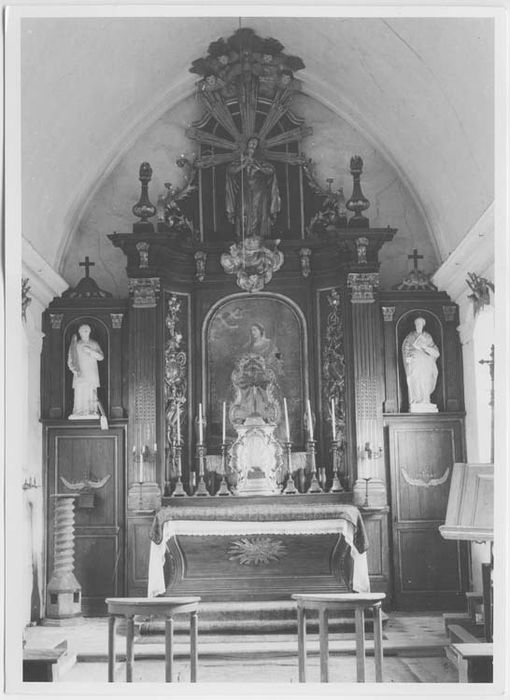 autel (maître-autel), retable, tabernacle et exposition - © Ministère de la Culture (France), Médiathèque du patrimoine et de la photographie, Tous droits réservés