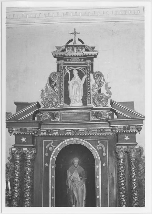 retable latéral sud avec une statue : Saint Nicolas - © Ministère de la Culture (France), Médiathèque du patrimoine et de la photographie, Tous droits réservés