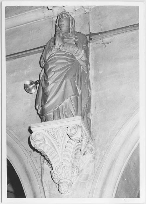 deux statues : Saint Jean et Vierge douloureuse - © Ministère de la Culture (France), Médiathèque du patrimoine et de la photographie, Tous droits réservés