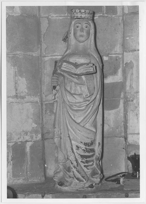 statue : Sainte Catherine dite Sainte Apolline - © Ministère de la Culture (France), Médiathèque du patrimoine et de la photographie, Tous droits réservés