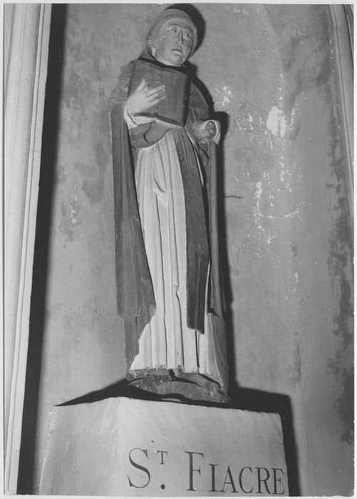 statue : Saint Fiacre - © Ministère de la Culture (France), Médiathèque du patrimoine et de la photographie, Tous droits réservés