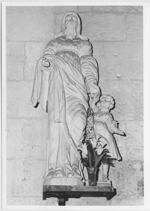 statue : Saint Joseph et l'Enfant Jésus - © Ministère de la Culture (France), Médiathèque du patrimoine et de la photographie, Tous droits réservés