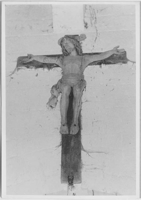 statue de poutre de gloire : Christ en croix - © Ministère de la Culture (France), Médiathèque du patrimoine et de la photographie, Tous droits réservés