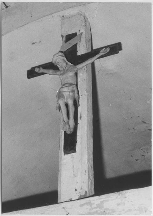 statue de poutre de gloire : Christ en croix - © Ministère de la Culture (France), Médiathèque du patrimoine et de la photographie, Tous droits réservés