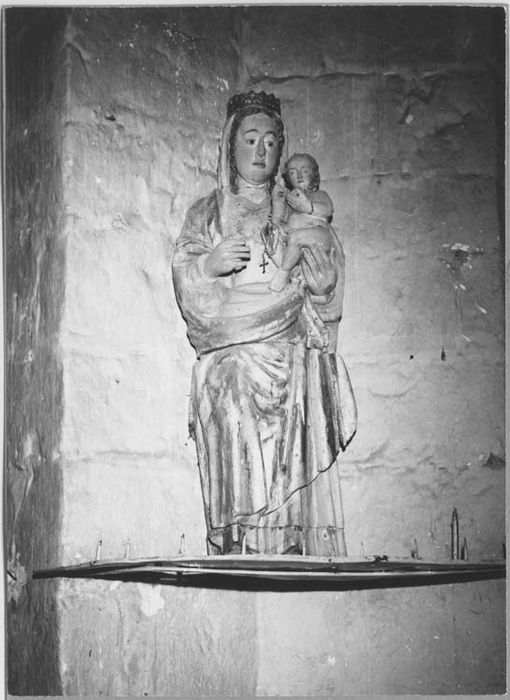 statue : Vierge à l'Enfant dite Notre-Dame de la Délivrande - © Ministère de la Culture (France), Médiathèque du patrimoine et de la photographie, Tous droits réservés