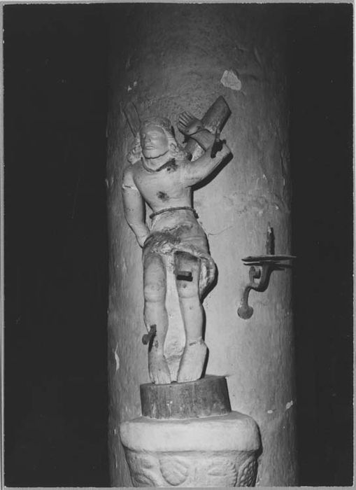 statue et son socle : Saint Sébastien - © Ministère de la Culture (France), Médiathèque du patrimoine et de la photographie, Tous droits réservés