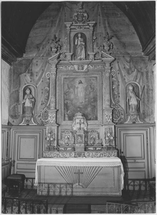 autel (maître-autel), retable, tabernacle et statue : Saint Sauveur - © Ministère de la Culture (France), Médiathèque du patrimoine et de la photographie, Tous droits réservés